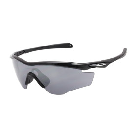 Oakley Men's M2 Frame Black Frame Gray Lens Shield Sunglasses