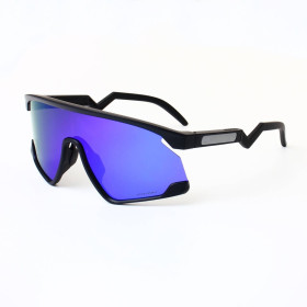 Oakley BXTR Sunglasses OO9280 Black Frame Blue Lenses