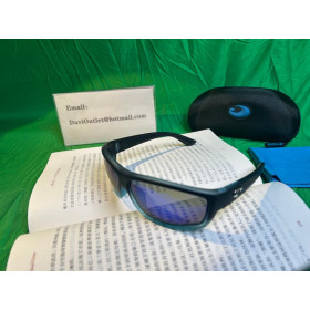 Costa Caballito Sunglasses Matte Caribbean Fade Frame Blue Mirror Polarized Glass Lense
