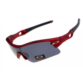Oakley radar pitch sunglasses dark red