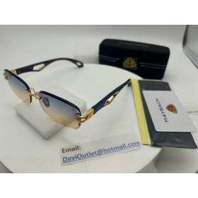 Maybach Blue Unisex Polycarbonate Uv Protection Sunglasses