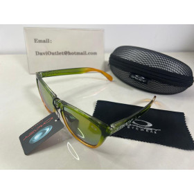 Oakley frogskins crystal green sunglass fire iridium