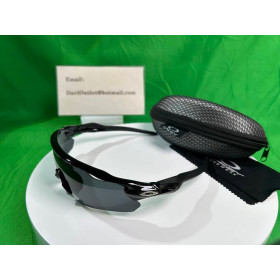 Oakley Men's Radar ev Path Black Frame Silver Lens Shield Sunglasses