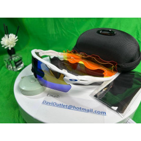 Oakley Radar Ev Path Sunglasses Polished White Frame Prizm Snow Sapphire Lens