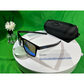 Oakley Holbrook Metal Sunglasses Black Frame Prizm Sapphire Polarized Lenses