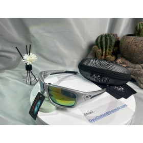 Oakley Valve Sunglasses Silver Frame Galaxy Colored Lenses