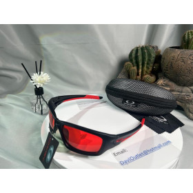 Oakley Unisex Valve Black Frame Red Lens Rectangular 60mm Sunglasses
