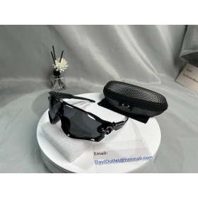 Oakley Men's Jaw Breaker Black Frame Gray Lens Shield Sunglasses