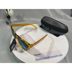 Oakley Clear Yellow Frogskins Sunglasses Colored Lenses