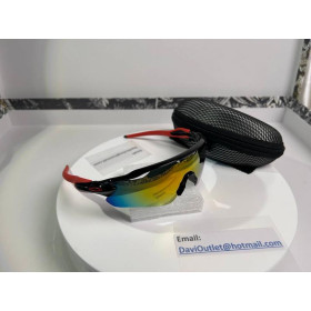 Oakley Radar Path white Red sunglasses / Colored lenses