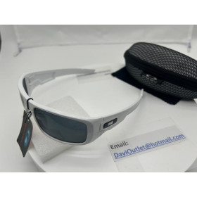 Oakley Crankshaft Sunglasses White Frame Gray Lenses