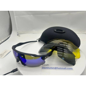 Oakley Radar EV Advancer Sunglasses OO9442 Matte Black Frame Prizm Deep Blue Lens