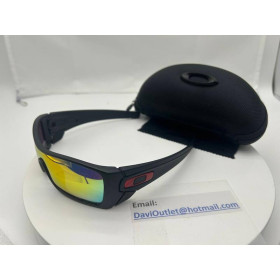 Oakley Batwolf Sunglasses Matte Black Frame Prizm Galaxy Gold Polarized Lenses