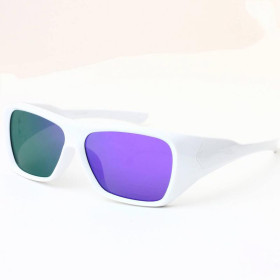 Oakley Chaminade Sunglasses Pearl White Frame Purple Lenses