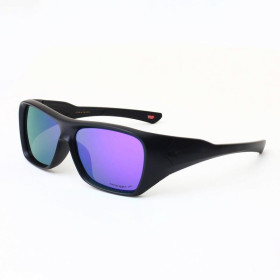Oakley Chaminade Sunglasses Black Frame Purple Lenses