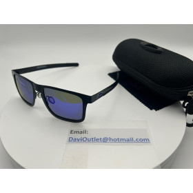 Oakley Holbrook Metal Sunglasses Black Frame Prizm Blue Lenses