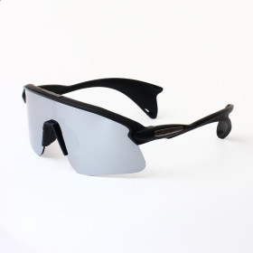 Oakley Stunt Devil OO9517 Prizm Road Black Sunglasses Silver Lenses