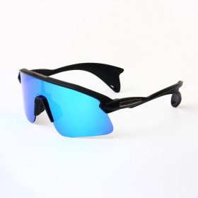 Oakley Stunt Devil OO9517 Prizm Road Black Sunglasses Sky Blue Lenses