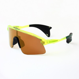 Oakley Stunt Devil OO9517 Prizm Road Yellow Sunglasses Tungsten Lenses