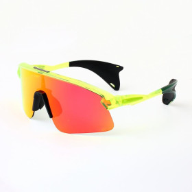 Oakley Stunt Devil OO9517 Prizm Road Yellow Sunglasses Pink Lenses