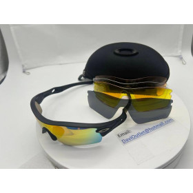 Oakley Radar Path Sunglasses Matte Black Frame Galaxy Ruby Lenses