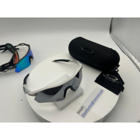 Oakley Radar&Acirc;&reg; Plate&acirc; Sunglasses White Frame Prizm Silver Polarized Lenses