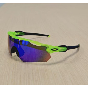 Oakley Men's Radar Ev Path Green Frame Blue Lens Sunglasses