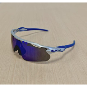 Oakley Men's Radar Ev Path Silver Frame Blue Lens Sunglasses