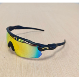 Oakley Men's Radar Ev Path Black and Blue Frame Gold Lens Sunglasses