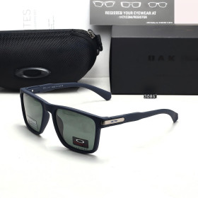 Oakley Men Designer Polarized Blue sunglasses Green Lenses