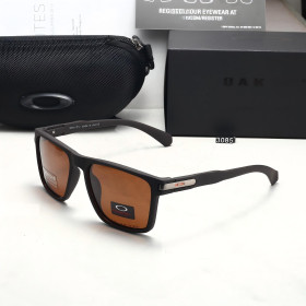 Oakley Men Designer Polarized Black sunglasses Brown Lenses