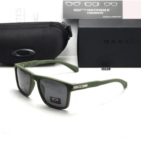 Oakley Men Designer Polarized Green sunglasses Gray Lenses