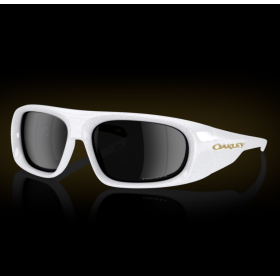 Oakley Belleville Sunglasses Pearl White Frame Prizm Black Lenses