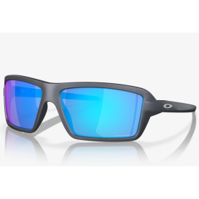 Oakley Cables Sunglasses Blue Steel Frame Prizm Sapphire Lenses