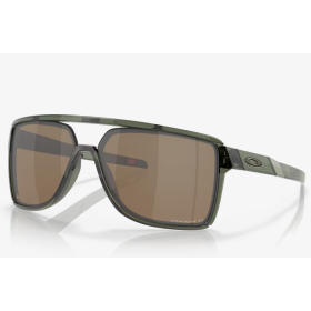 Oakley Castel Sunglasses Olive Ink Frame Prizm Tungsten Polarized Lenses