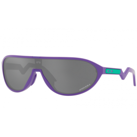 Oakley CMDN Sunglasses Electric Purple Frame Prizm Black Lenses