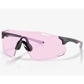 Oakley Cybr Dyno Sunglasses Polished Carbon Frame Prizm Low Light Lenses