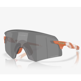 Oakley Encoder Sunglasses Clear Terrazzo Frame Prizm Black Lenses