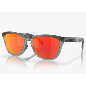 Oakley Frogskins Range Sunglasses Matte Grey Smoke/Grey Ink Frame Prizm Ruby Lenses