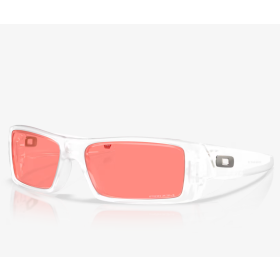 Oakley Gascan Sunglasses Matte Clear Frame Prizm Peach Lenses