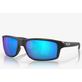 Oakley Gibston Sunglasses Matte Black Frame Prizm Sapphire Polarized Lenses