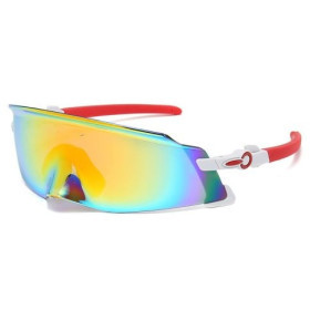 Oakley Kato Sunglasses Red Frame Galaxy Gold Lens