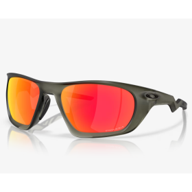 Oakley Lateralis Sunglasses Matte Olive Ink Frame Prizm Ruby Lenses