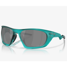 Oakley Lateralis Sunglasses Matte Transparent Arctic Surf Frame Prizm Black Lenses
