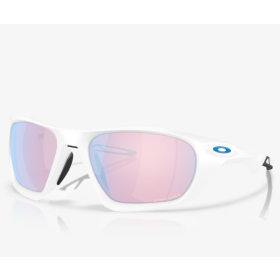 Oakley Lateralis Sunglasses Matte White Frame Prizm Snow Sapphire Lenses