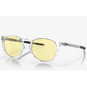 Oakley Pitchman Sunglasses Clear Frame Prizm Gaming 2.0 Lenses
