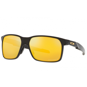 Oakley Portal X Sunglasses Polished Black Frame Prizm 24K Polarized Lenses