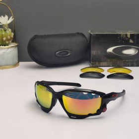 Oakley Racing Jacket Sunglasses Black Frame Prizm Ruby Lenses