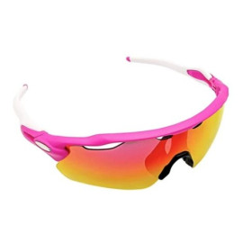 Oakley Radar EV Path OO9275 Sunglasses Pink White Frame Prizm Ruby Lens