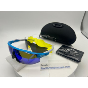 Oakley Radar EV Path Polarized Blue Frame Sunglasses